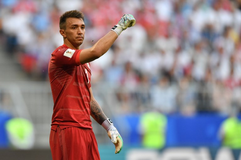 Fernando Muslera, arquero de Uruguay