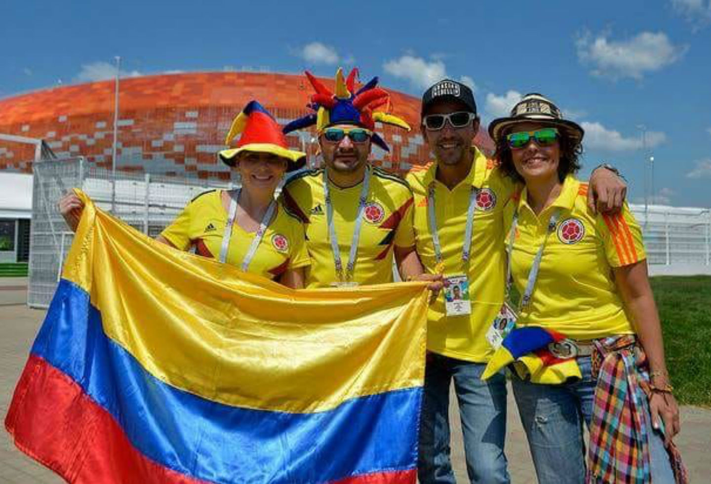 Hinchas de la Selección Colombia