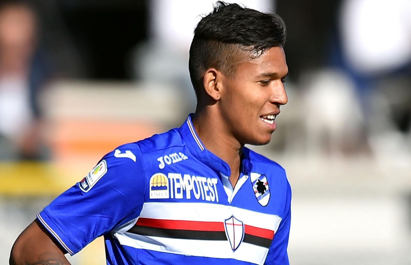 Andrés Ponce, zaguero venezolano de 21 años de edad que juega en la Sampdoria de Italia