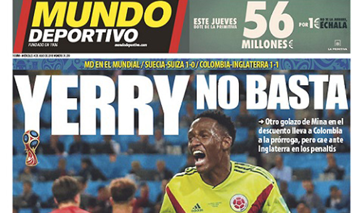 Portada Mundo Deportivo