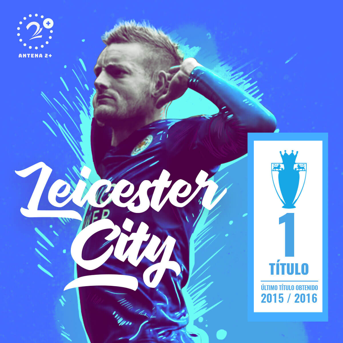 Leicester City, campeón en 2016 de la Premier League
