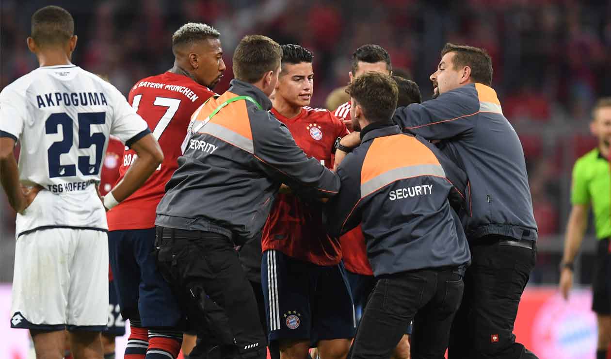 James Rodríguez desató la locura en el debut del Bayern en la Bundesliga