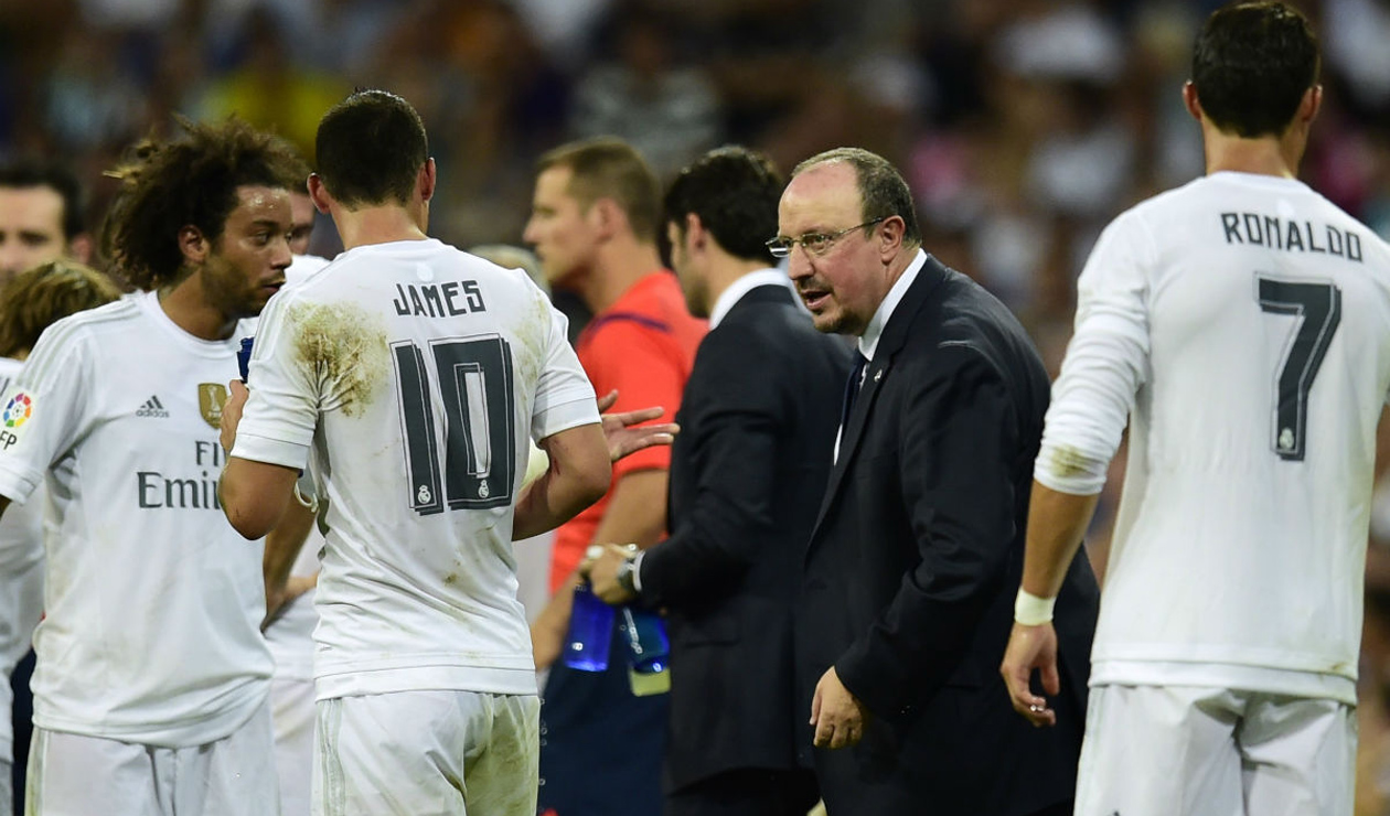 James y Rafa Benitez