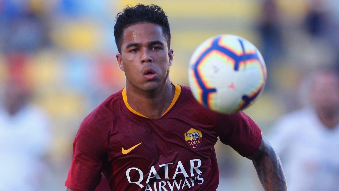 Justin Kluivert, delantero de la Roma