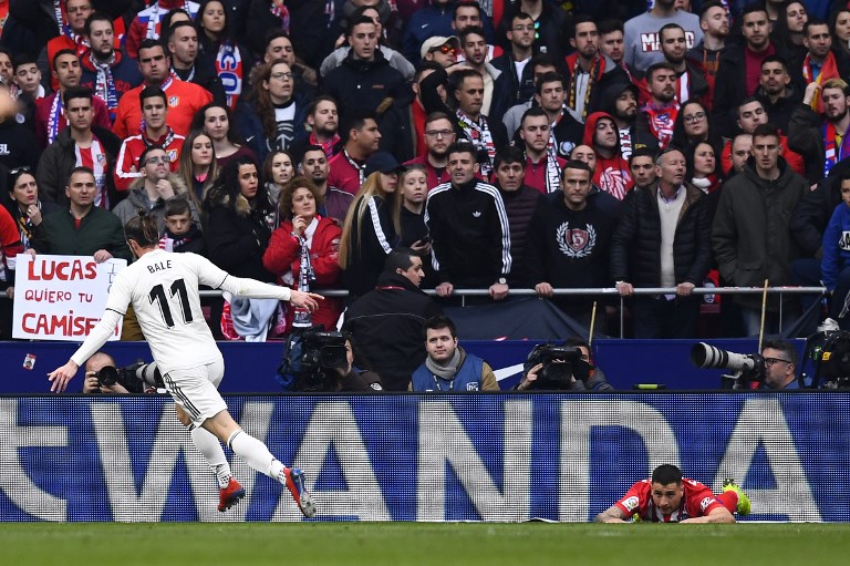 Gareth Bale celebrando un gol con el Real Madrid