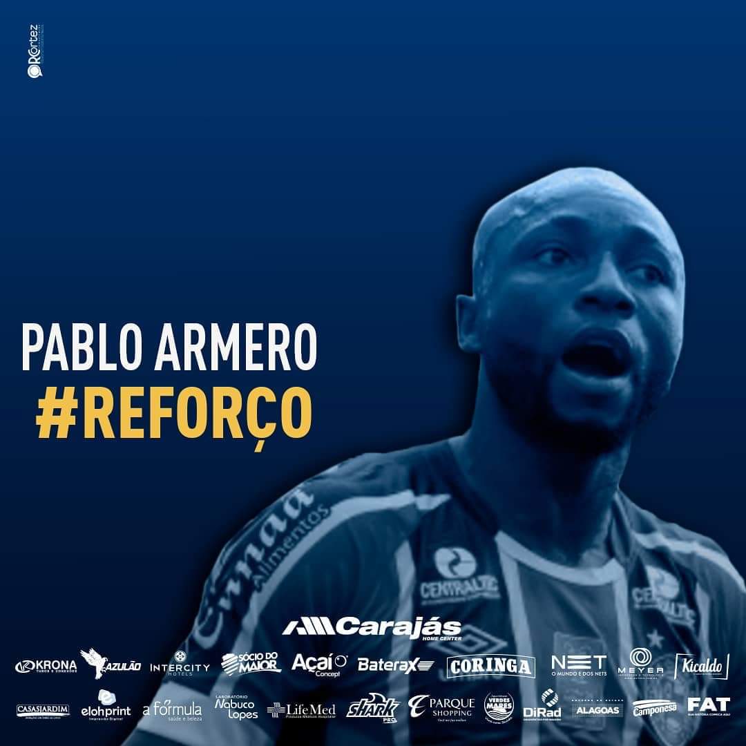 Pablo Armero, nuevo futbolista del Centro Sportivo Alagoano en Brasil