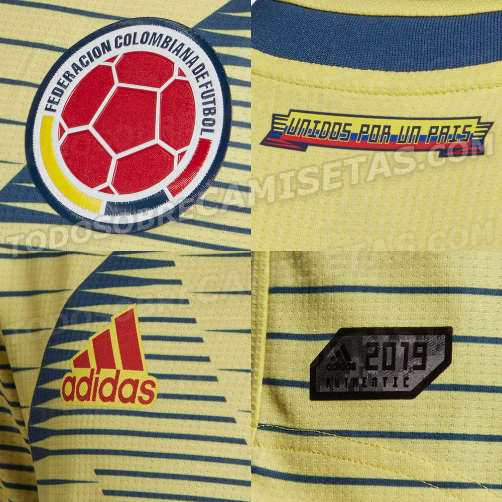 Detalles de la que sería la nueva camiseta de la Selección Colombia