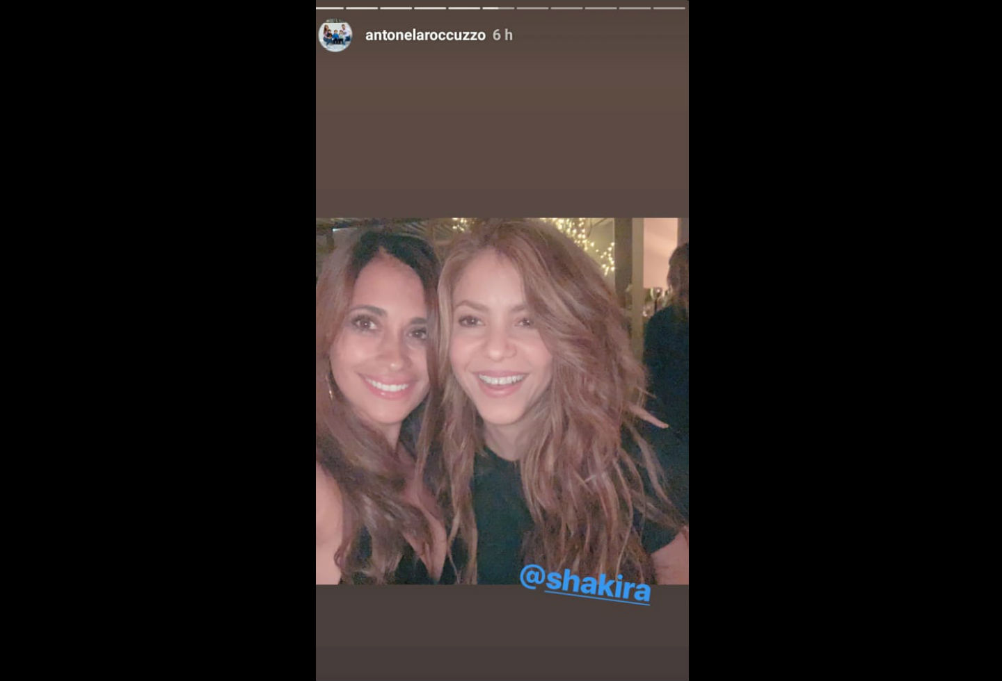 Shakira y Antonella Roccuzzo