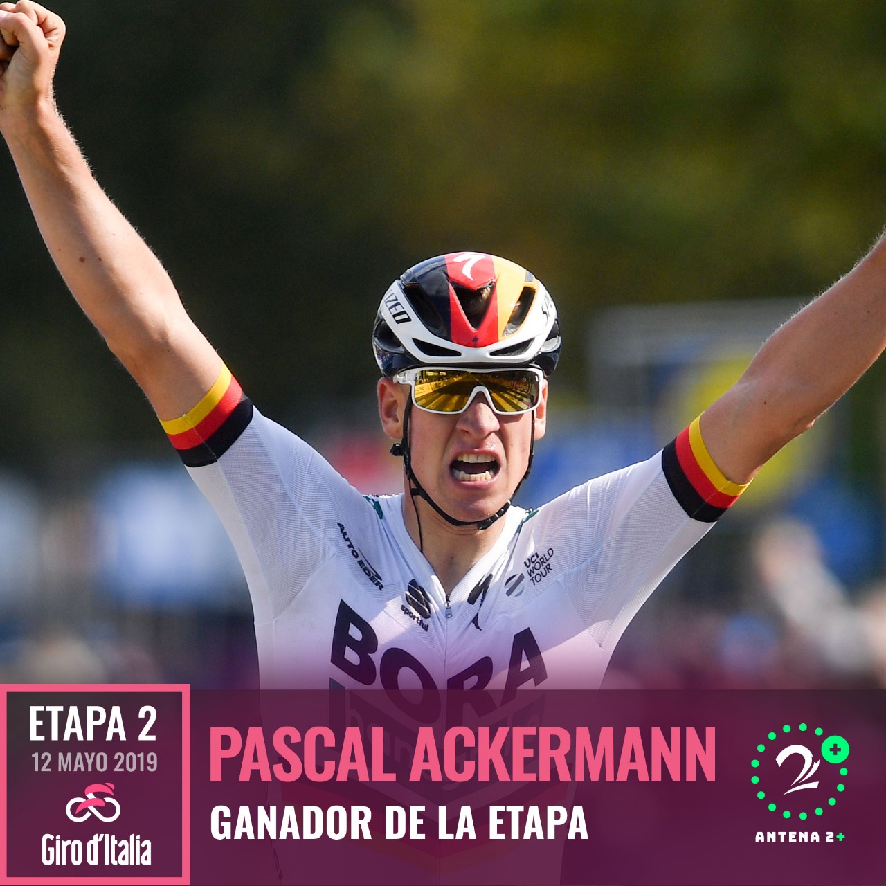 Pasckall Ackermann, Giro de Italia, 2019