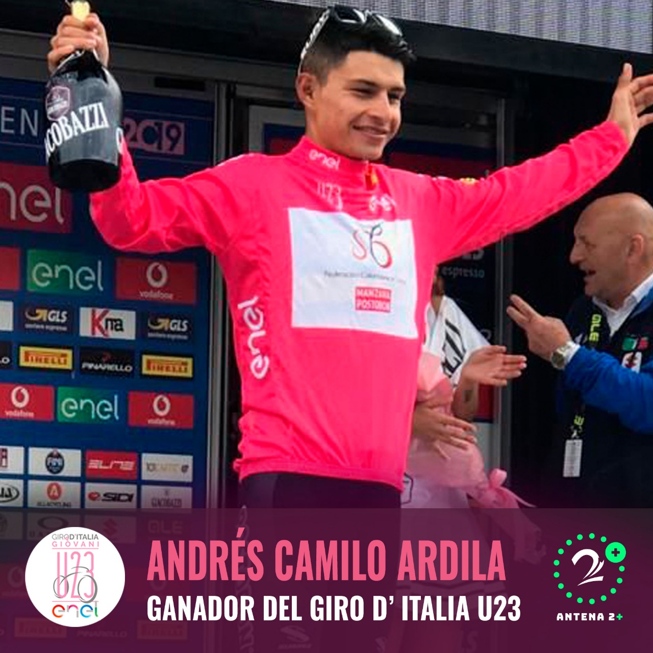 Camilo Ardila, campeón Giro de Italia sub-23