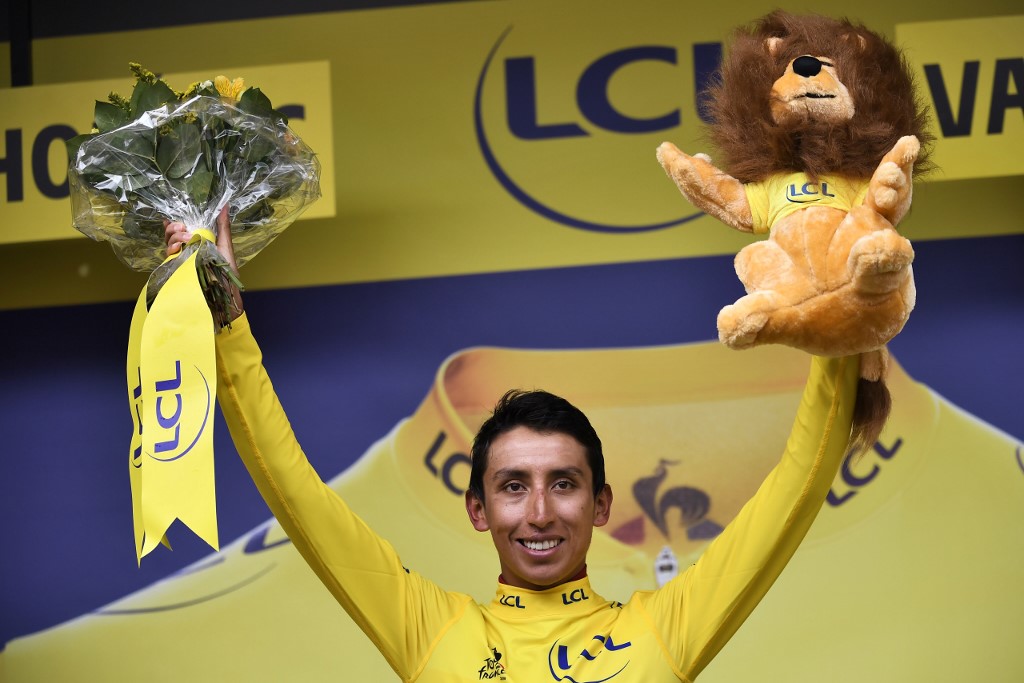 Egan Bernal, campeón del Tour de Francia.
