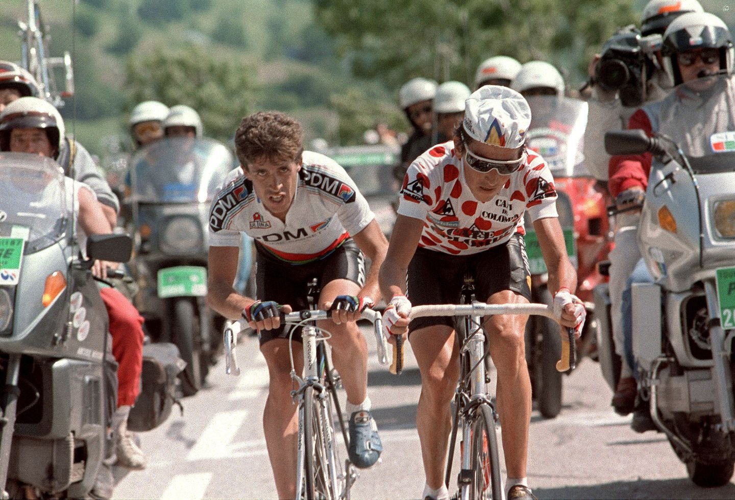 Lucho Herrera en el Tour de Francia