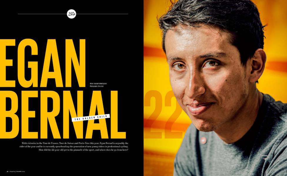 Egan Bernal, portada de la revista Procycling