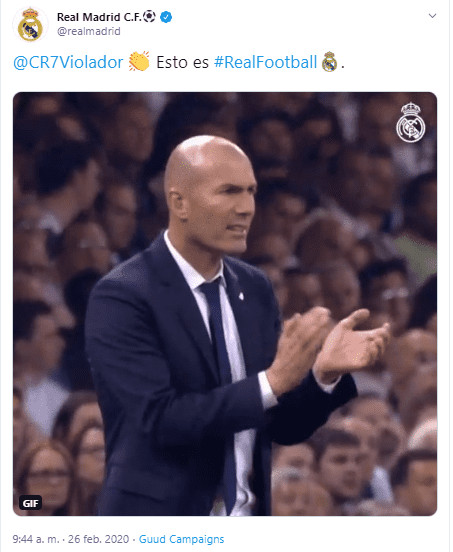 Captura Twitter Real Madrid