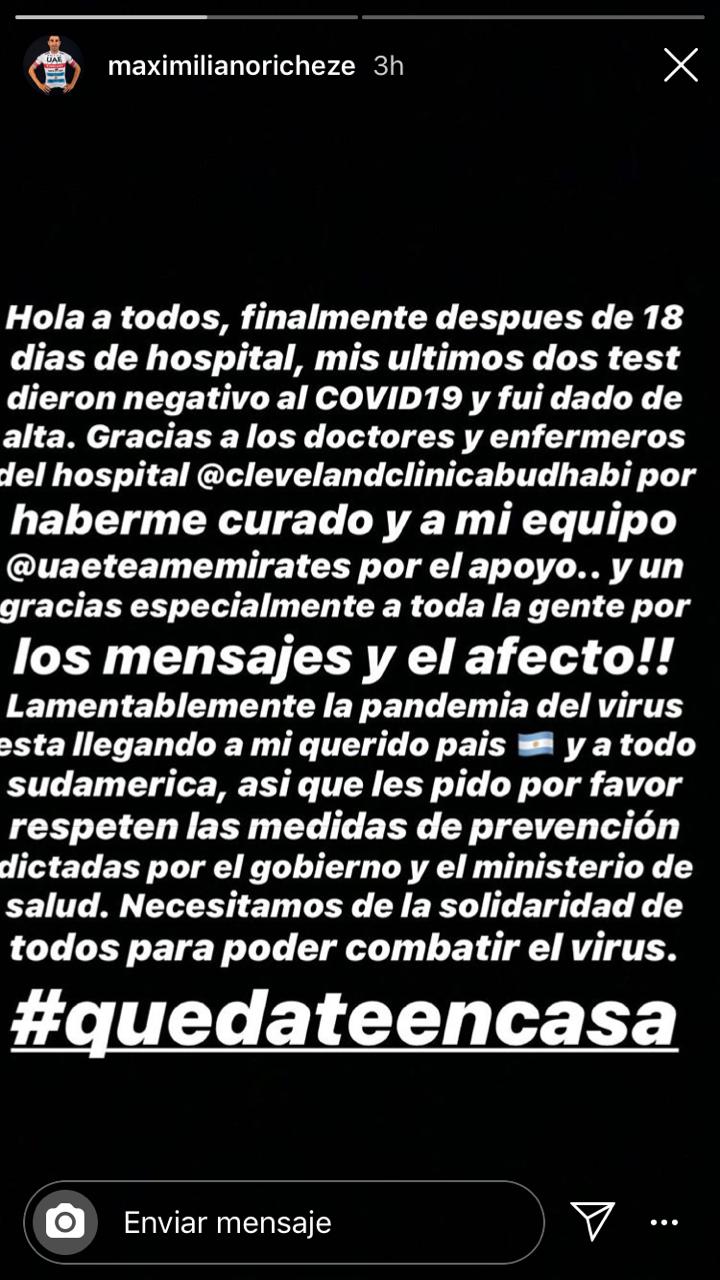 Mensaje Richeze