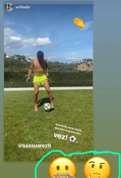 Historia en Instagram de la esposa de Luis Suárez