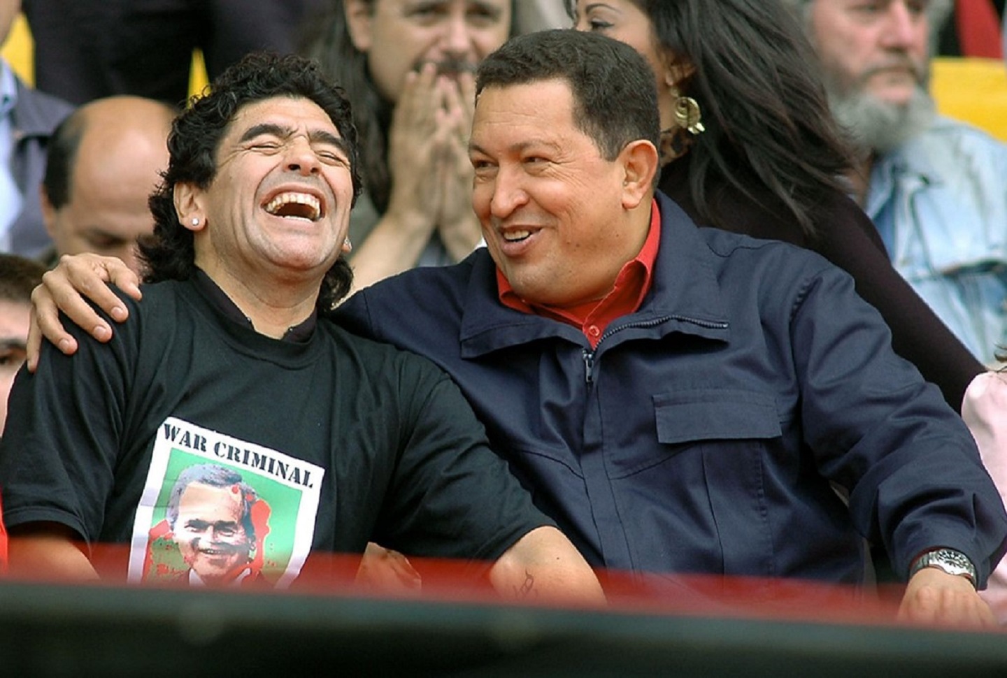 Diego Maradona y Hugo Chávez