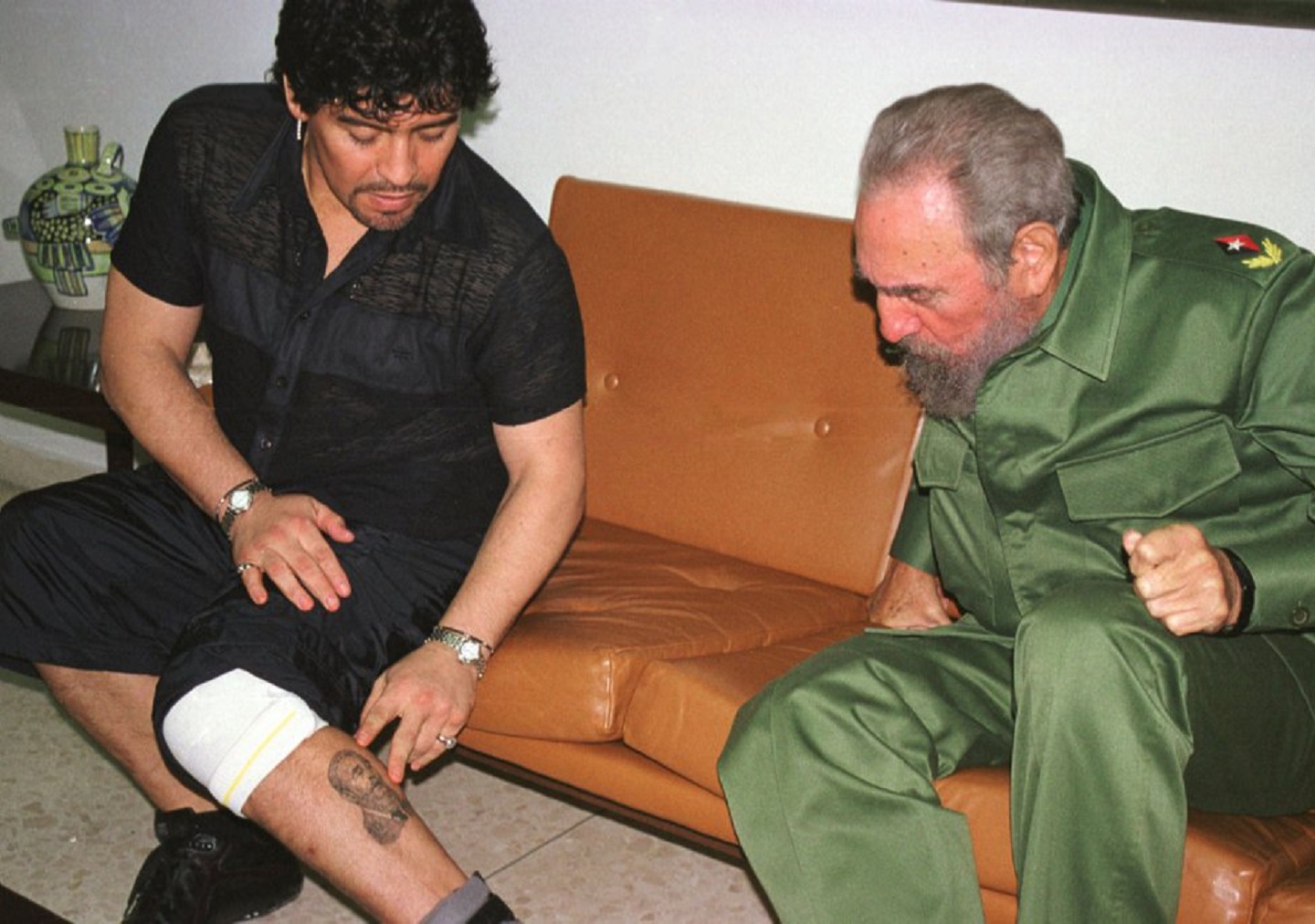 Fidel Castro y Diego Maradona