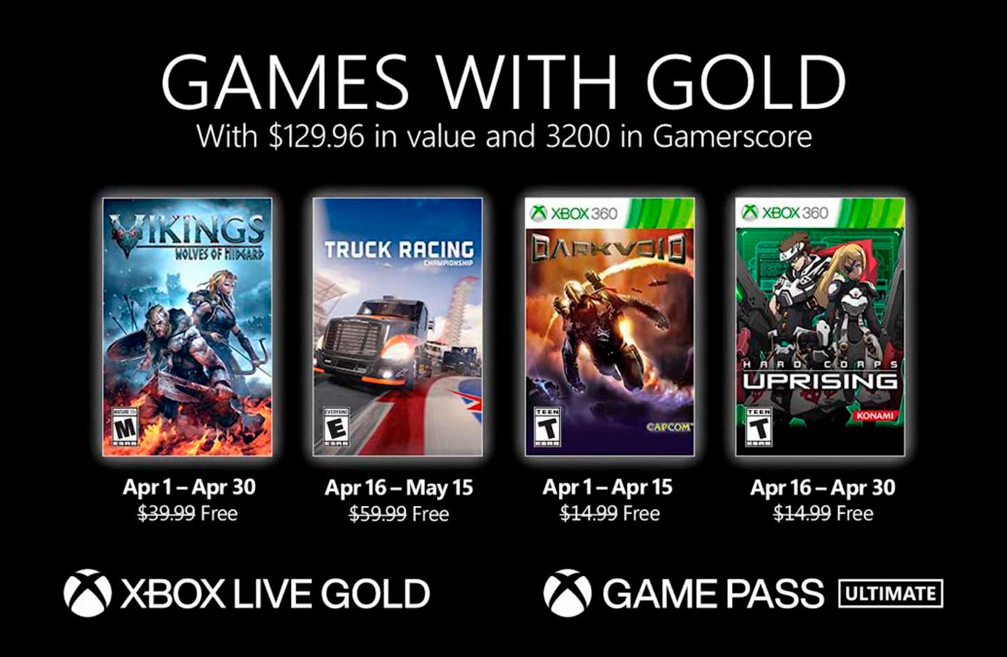 Juegos de Xbox Gold gratis para Xbox One y 360 de julio 2021