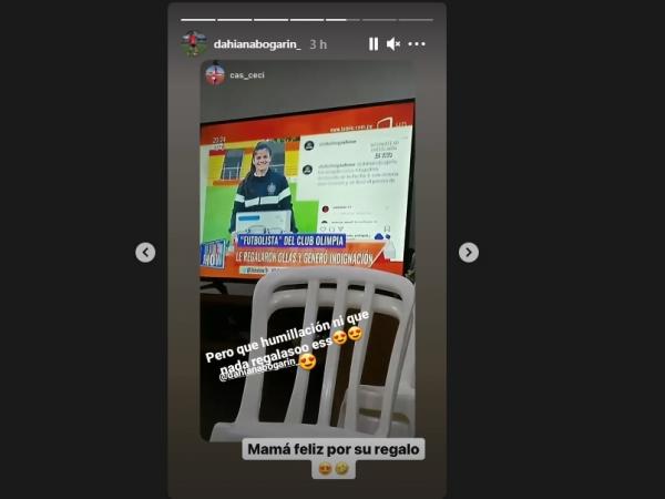 Dahiana Bogarín en redes sociales