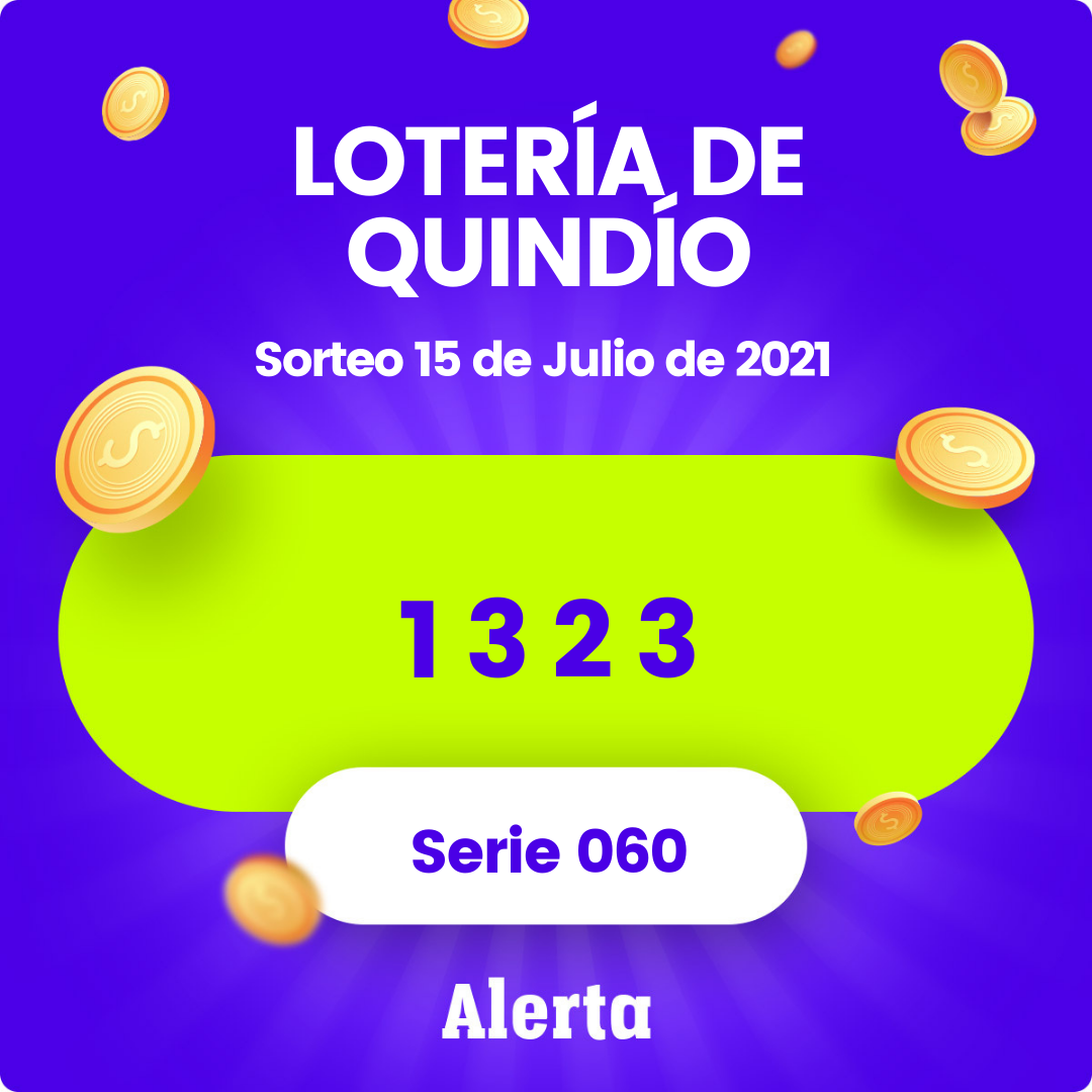 lotería del quindio 15 de julio