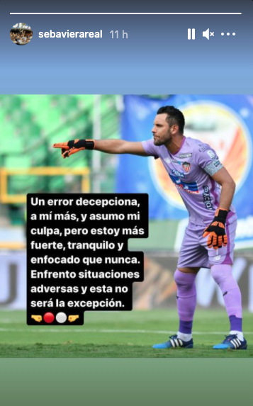 Disculpas de Sebastián Viera