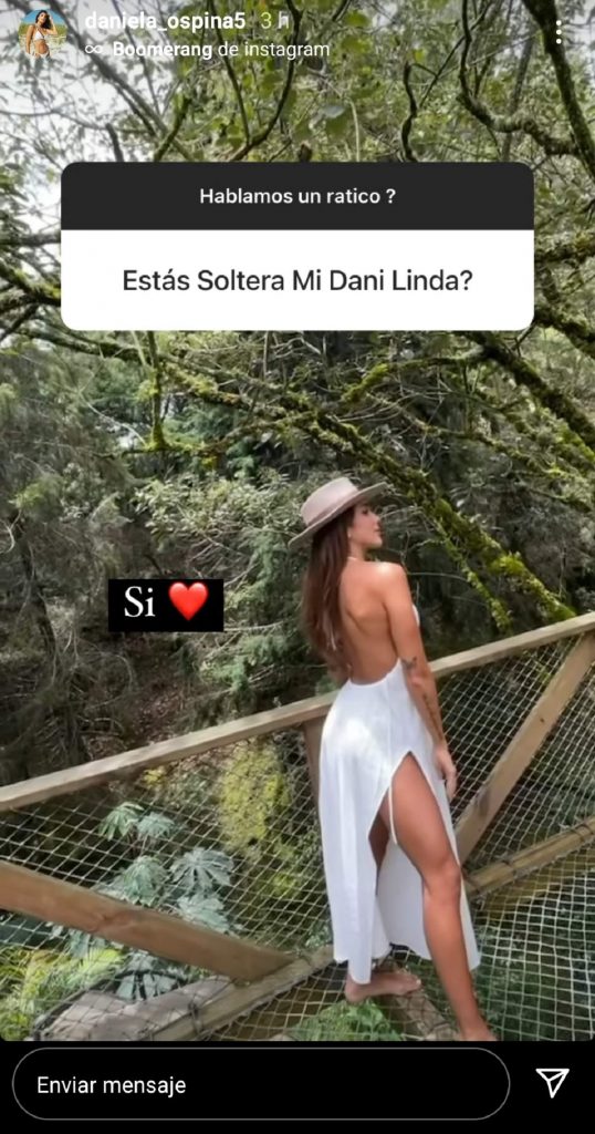 Captura de pantalla Daniela Ospina