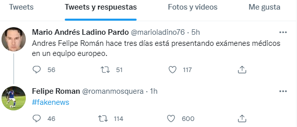 Andrés Román fake news