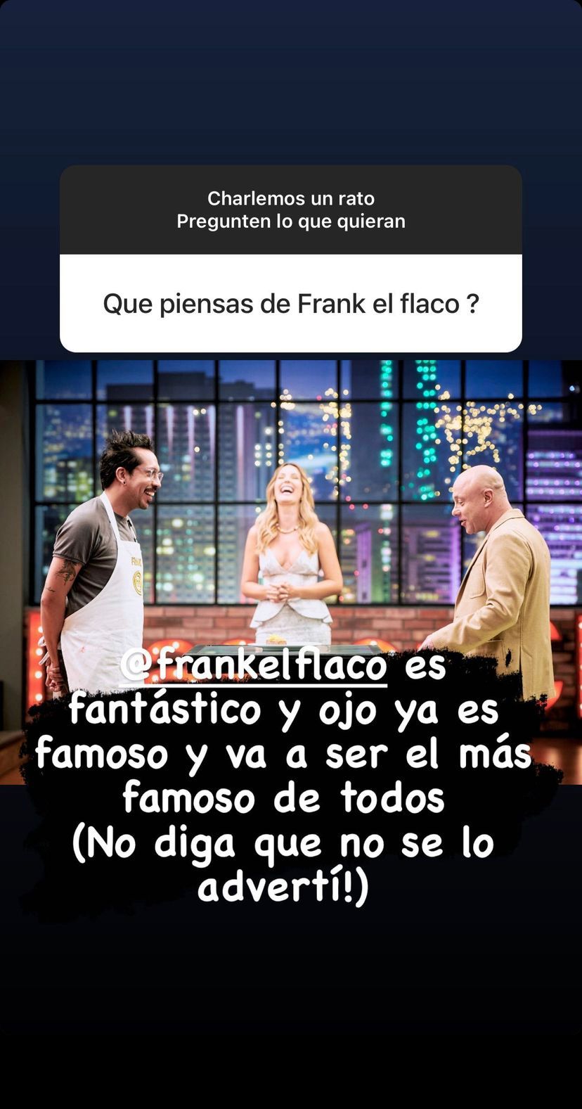 Jorge Rausch habla de Frank Martínez