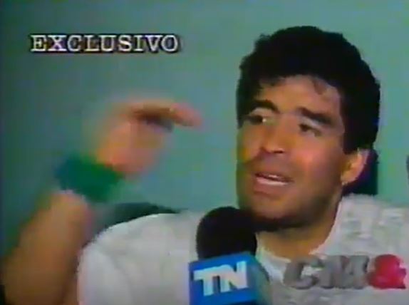Argentina arriba, Colombia abajo”: lo que dijo Maradona antes del 5-0 | Antena 2