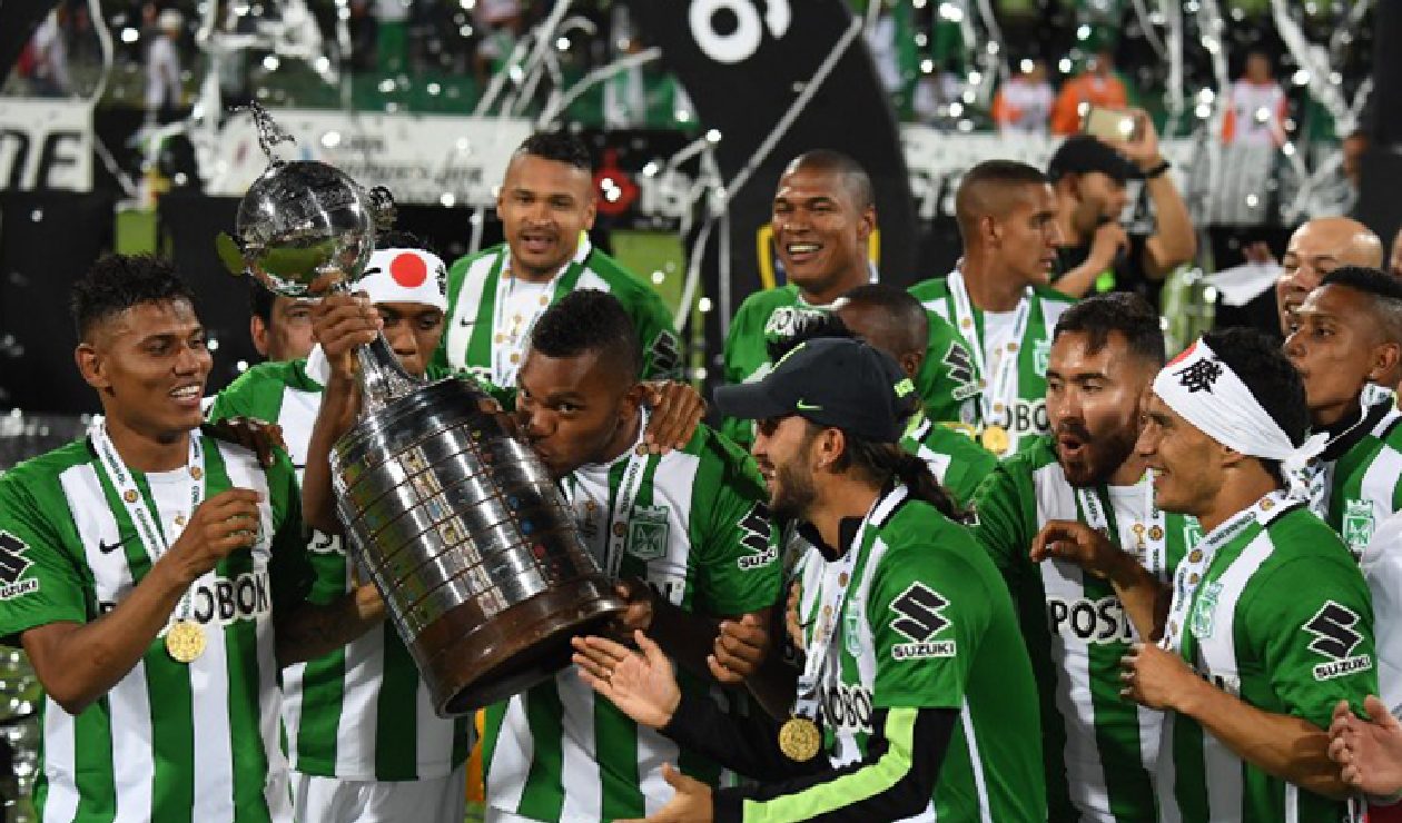 Atlético Nacional en su segundo título de Copa Libertadores, 2016.