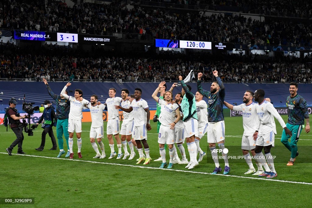 Jugadores de Real Madrid, clasificación a la final Champions League