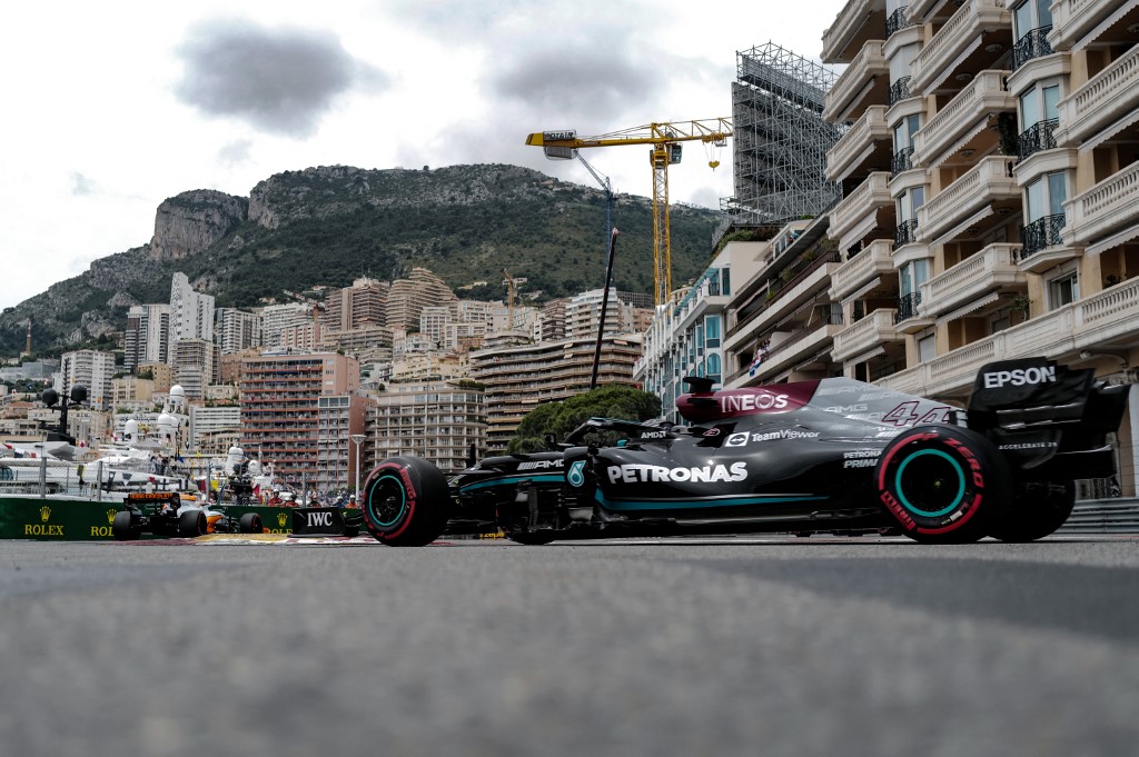 Lewis Hamilton en el Gran Premio de Mónaco