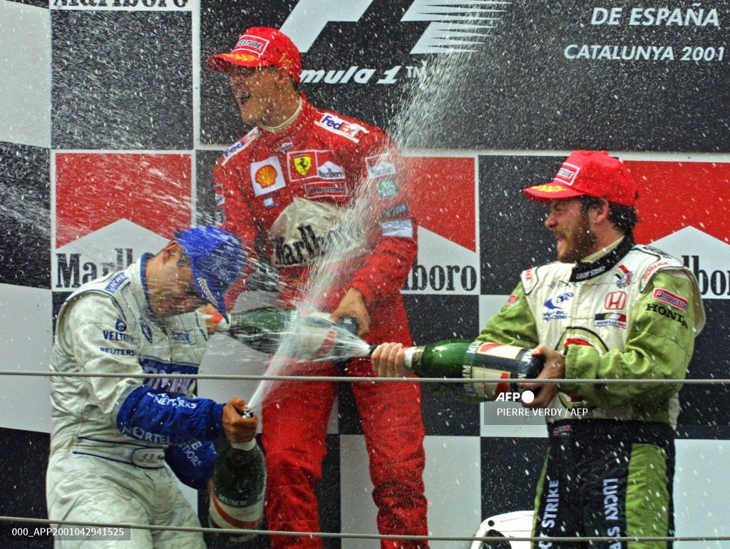 Juan Pablo Montoya, Fórmula 1, Gran Premio de España 2001