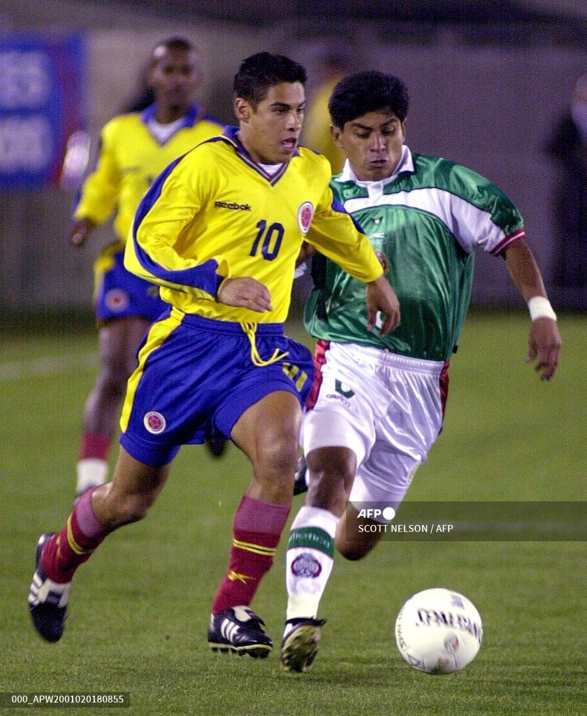 Mauricio Molina en la Selección Colombia juvenil