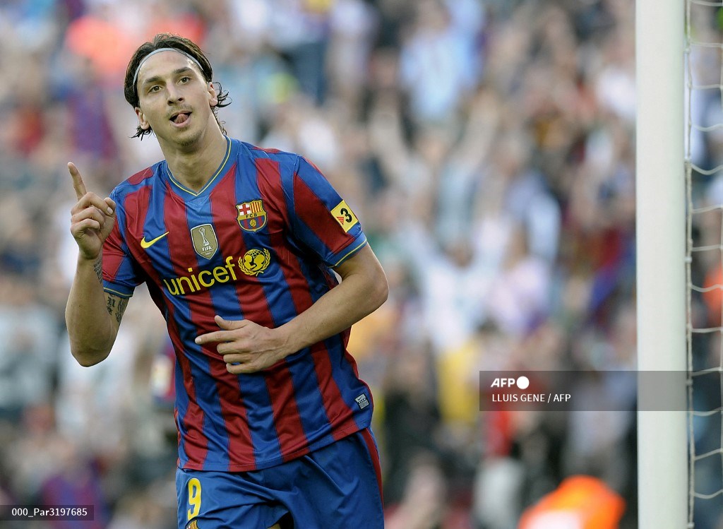 Ibrahimovic, Barcelona- 2010.