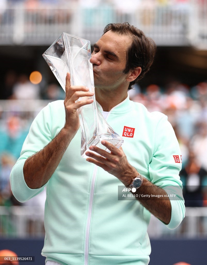Roger Federer, campeón del Masters 1000 de Miami en 2019