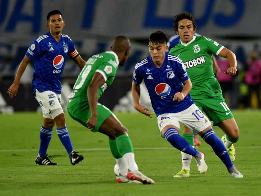 Millonarios y Atlético Nacional, grupo B de la Liga Betplay