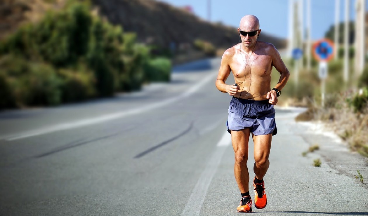 Hombre corriendo