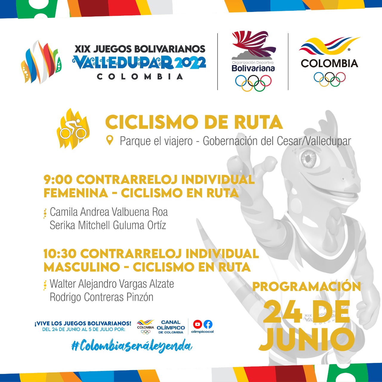 Juegos Bolivarianos 24 de junio
