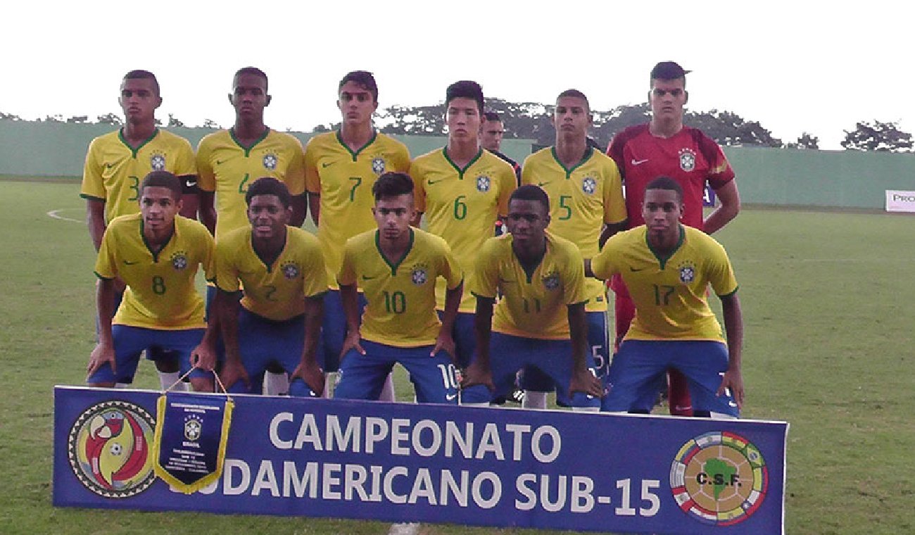 Vinicius Junior con Brasil Sub 15