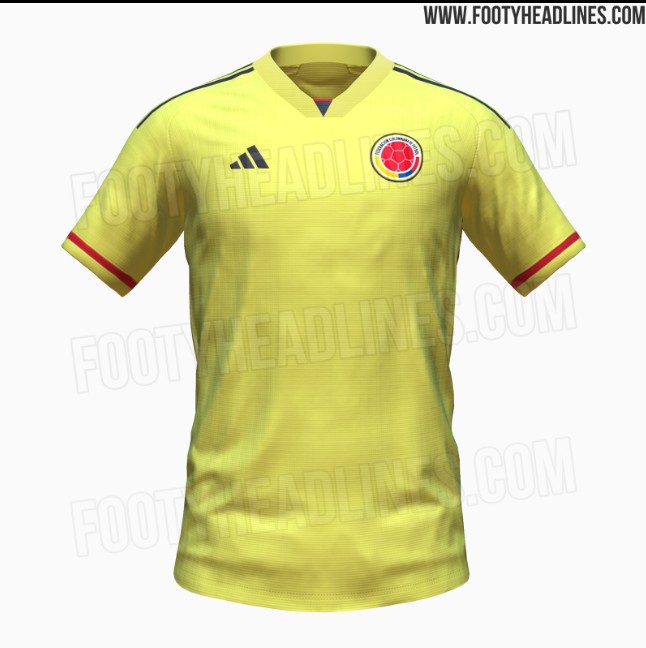 Selección Colombia nueva camiseta 2022