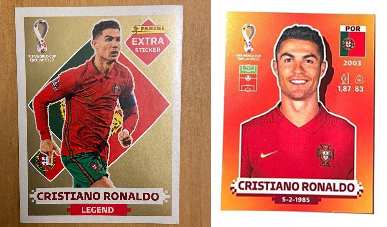 Cristiano Ronaldo Panini 2022