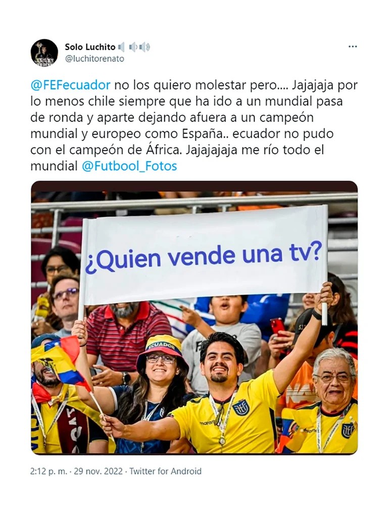 Meme Ecuador vs Senegal