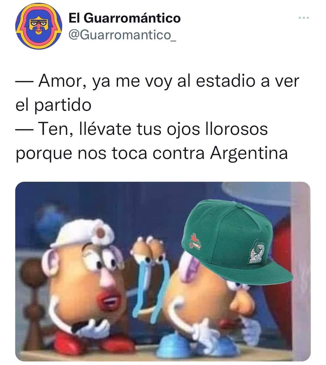 Memes México vs Argentina