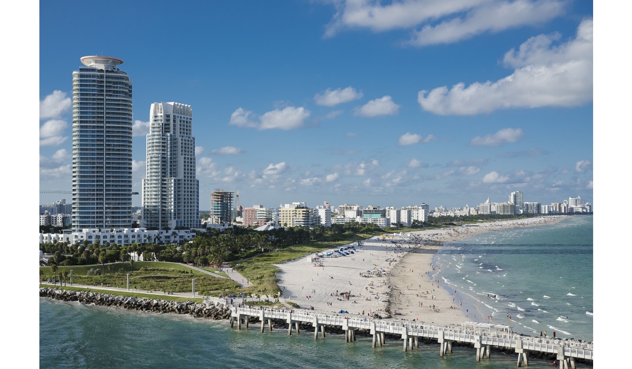 Panorámica de South Beach en Miami