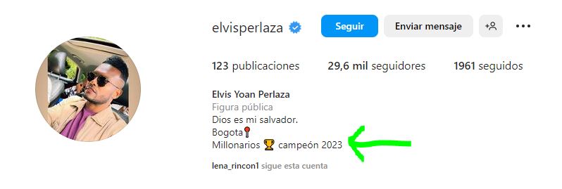 Elvis Perlaza - Instagram