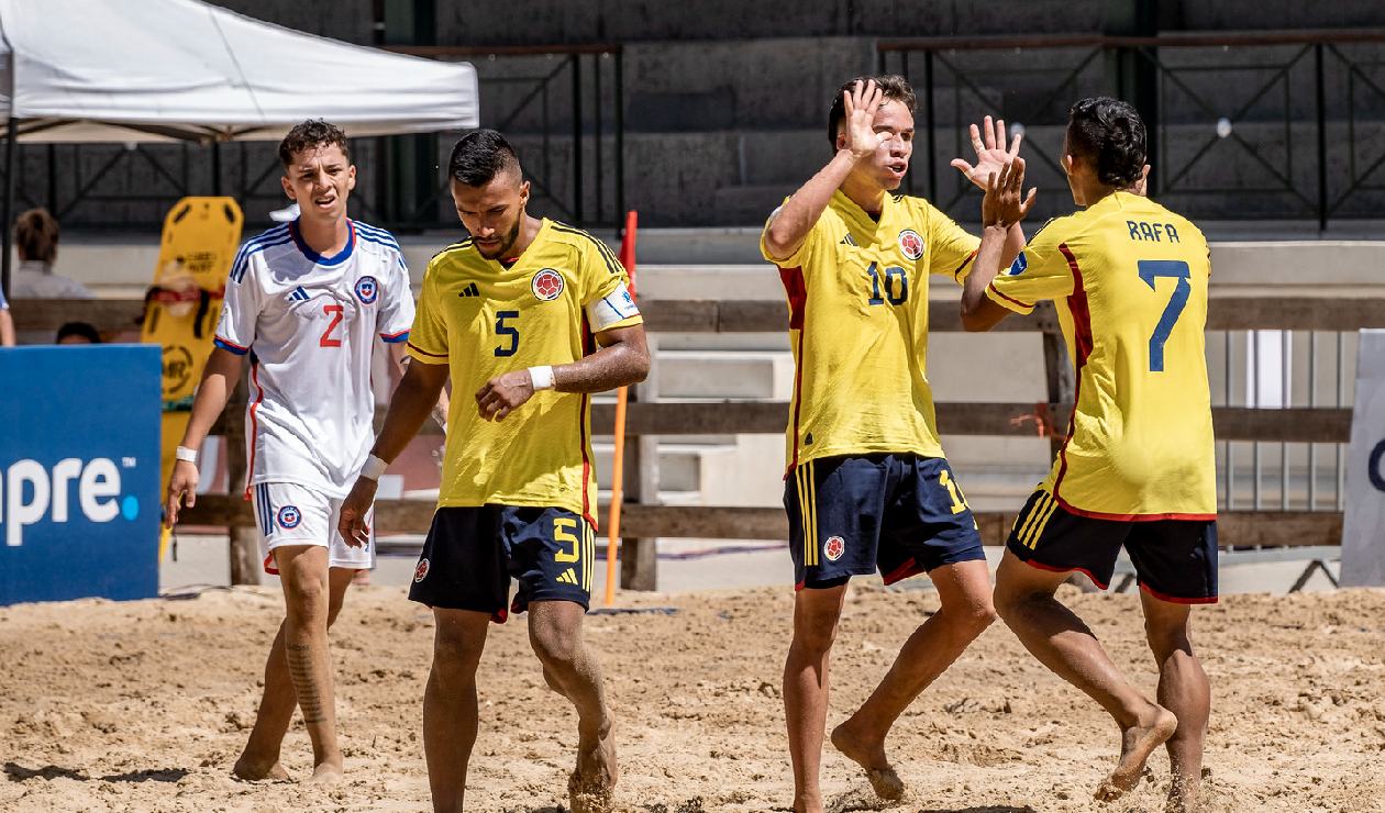 Victoria_Andrés are the Campeonato de Fútbol Playa 2023 champions