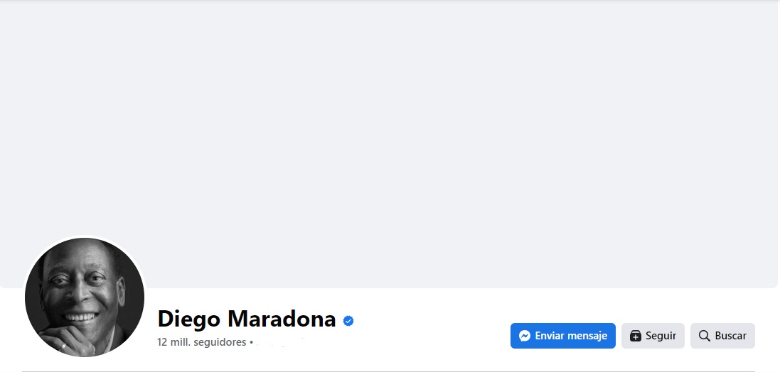 Cuenta de Maradona fue hackeada