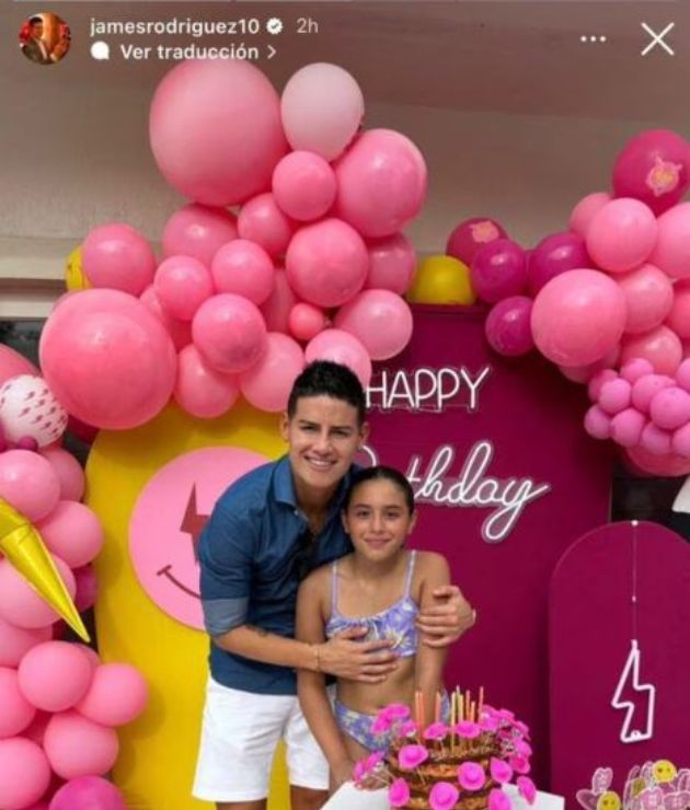 James Rodríguez y Salomé